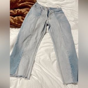 Abercombie & Fitch two tone jeans